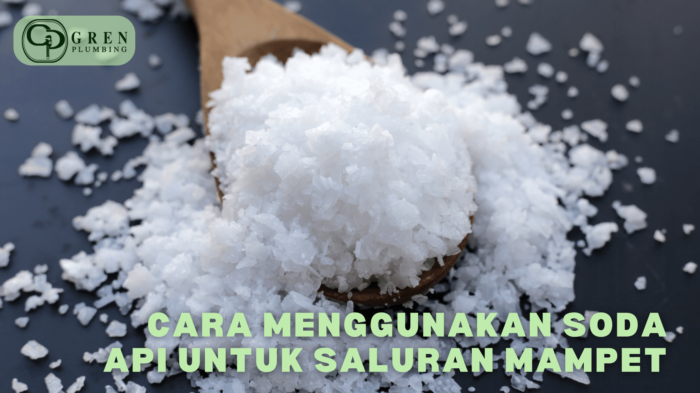 cara pakai soda api untuk saluran mampet
