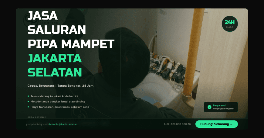 jasa saluran mampet jakarta selatan
