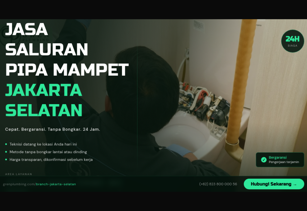 jasa saluran mampet jakarta selatan