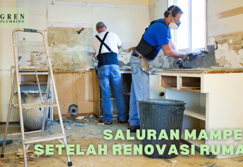 saluran rumah mampet setelah renovasi